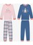 Kız Çocuk Woodland 2li Çok Renkli Pijama Takımı 1