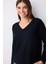 Alia Dark Siyah Sweatshirt Pijama Üstü 2