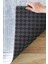 Sare By Kaşmir Halı Bordure Grey Yıkanabilir Kaymaz Taban 100X200 cm Salon Mutfak Halısı Yolluk Kilim 6