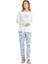 Kadın Pijama Takımı 51627 - Beyaz 1