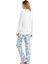 Kadın Pijama Takımı 51627 - Beyaz 2
