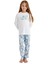Kız Çocuk Pijama Takımı 51636 - Beyaz 1