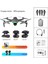 S155 Drone 3 Axis Gimbal 2 Batarya Ile 60 Dakika Uçuş Süresi Beni Takip Et Modu 4K Hd Kamera ve Lazerli Engelden Kaçınma Modu 5