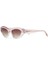 Hm 1678 C4 Cat Eye Şeffaf Pembe Kadın Güneş Gözlüğü 1