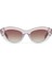 Hm 1678 C4 Cat Eye Şeffaf Pembe Kadın Güneş Gözlüğü 2