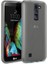 Lg K10 2017 Kılıf Soft Silikon Şeffaf-Siyah Arka Kapak 1