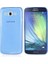 Samsung Galaxy A5 (A500) Kılıf Soft Silikon Şeffaf-Mavi Arka Kapak 1