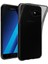 Samsung Galaxy A5 2017 (A520) Kılıf Soft Silikon Şeffaf-Siyah Arka Kapak 1