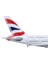 1/160 Ölçekli British Airways Airbus A380 Model Uçak 4