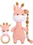 Amigurumi Zürafa Kapi Set - Emzik Zinciri /oyuncak/diş Kaşıyıcı -Anatoya 3
