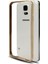 Samsung G900FQ S5 Bumper Çerçeve Kılıf Gold 1
