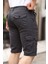 Slim Fit None Denim Yandan Cepli Esnek Kumaş Erkek Jean Kargo Şort 4
