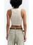 Fleur Fitilli Halter Yaka Bej Crop 4