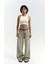 Fleur Fitilli Halter Yaka Bej Crop 5