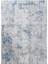 Sare By Kaşmir Halı Abstract Blue Yıkanabilir Kaymaz Taban 100X300 cm 5