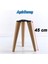 Ahşap Sehpa 3'lü Ayak Takımı 45 cm Zigon Puf Tabure Ayağı Masa Ayakları 45 cm Bağlantı Aparatı Dahil 4