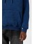 Basıc Yıkamalı Oversıze Sweatshırt Indigo 5