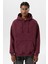Basıc Yıkamalı Oversıze Sweatshırt Bordo 2
