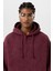 Basıc Yıkamalı Oversıze Sweatshırt Bordo 4