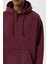 Basıc Yıkamalı Oversıze Sweatshırt Bordo 5