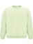 Basıc Oversıze Bisiklet Yaka Sweatshırt Mint 1
