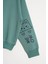 Kapüşonlu Uzun Kol Çağla Yeşil Renk Kız Çocuk Sweatshirt 3