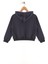Kapüşonlu Uzun Kol Füme Renk Kız Çocuk Sweatshirt 3