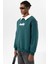Polo Yaka Oversıze Baskılı Sweatshırt Petrol 3