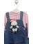 Çiçek Peluş Tavşan Kız Bebek Tulum 2351 2