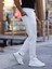 Slim Fit Bağcıklı, Beli Lastikli Düz Paça, Dokulu Erkek Jogger Pantolon 1