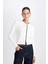 Regular Fit Basic Düz Bisiklet Yaka Düğmeli Triko Hırka A4731AX24WN 3