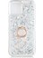 - Apple iPhone 13 Mini - Kılıf Yüzüklü Simli Sıvılı Milce Kapak - Gümüş - T20088 1