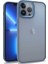- Apple iPhone 13 Pro Max - Kılıf Arkası Şeffaf Kamera Çevresi Parlak Zıt Renkli Flora Kapak - Sierra Mavi - T22338 1