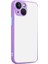 - Apple iPhone 13 Mini - Kılıf Arkası Buzlu Renkli Düğmeli Hux Kapak - Lila - T19319 1