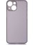 - Apple iPhone 13 Mini - Kılıf 1.Kalite Mat Ultra İnce PP Silikon - Füme - T19083 1