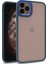 - Apple iPhone 12 Pro - Kılıf Arkası Şeffaf Kamera Çevresi Parlak Zıt Renkli Flora Kapak - Lila 2