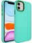 - Apple iPhone 11 - Kılıf Metal Çerçeve ve Buton Tasarımlı Silikon Luna Kapak - Turkuaz - T25085 1