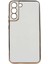 - Samsung Galaxy S22 Plus - Kılıf Parlak Renkli Bark Silikon Kapak - Beyaz - T21638 1