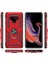- Galaxy Note 9 - Kılıf Yüzüklü Çift Katman Zırh Tank Vega Kapak 3