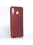 - Samsung Galaxy M30 - Kılıf Mat Soft Premier Silikon Kapak - Mürdüm - T8061 1