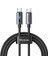 CA-5740 100W Type-C To Type-C Hızlı Şarj Kablosu 1.2m - Siyah 2