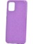 - Samsung Galaxy A71 - Kılıf Simli Koruyucu Shining Silikon - Mor - T12774 1