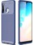 - Samsung Galaxy A21 - Kılıf Auto Focus Karbon Negro Silikon Kapak - Lacivert - T12865 1