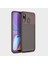 - Samsung Galaxy A10S - Kılıf Auto Focus Karbon Negro Silikon Kapak - Kahverengi - T10043 4