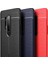 - One Plus 8 Pro - Kılıf Auto Focus Karbon Niss Silikon Kapak - Kırmızı 3