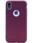 - Apple iPhone XS Max 6.5 - Kılıf Mat Soft Premier Silikon Kapak - Mürdüm 1
