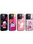 - Apple iPhone 14 Pro Max - Kılıf Parlayan Kabartmalı İkonik Figürlü Amas Silikon Kapak - Pembe 3