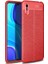 - Xiaomi Redmi 9A - Kılıf Auto Focus Karbon Niss Silikon Kapak - Kırmızı - T14364 1