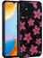 - Xiaomi Redmi 10C - Kılıf Simli Desenli Kamera Korumalı Parlak Popy Kapak - Çiçek - T23663 1