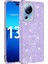 - Xiaomi Mi 13 Lite - Kılıf Simli Koruyucu Shining Silikon - Mor - T27346 1